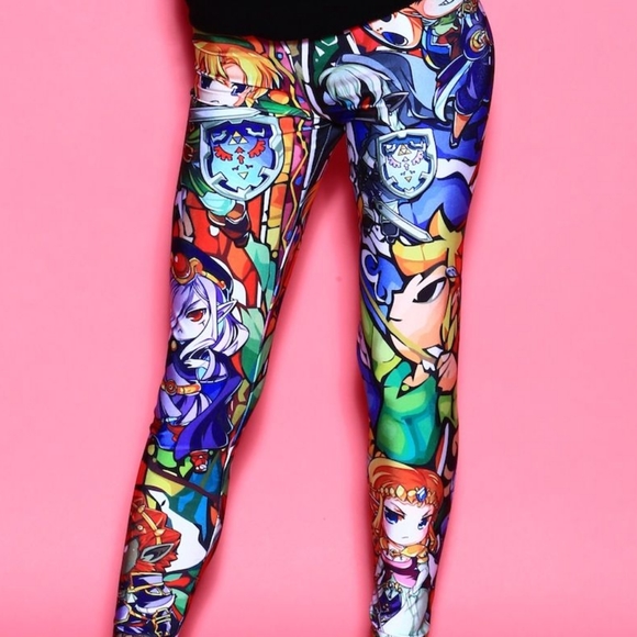 Leggings The Legend Of Zelda | Stampa Integrala Taglia XL